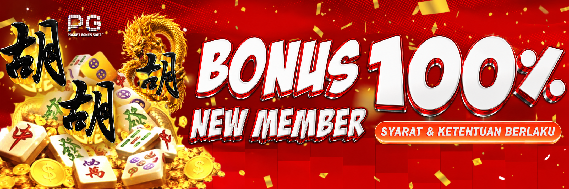 BONUS NEW MEMBER 100%